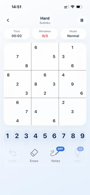 Premium Sudoku screenshot 2