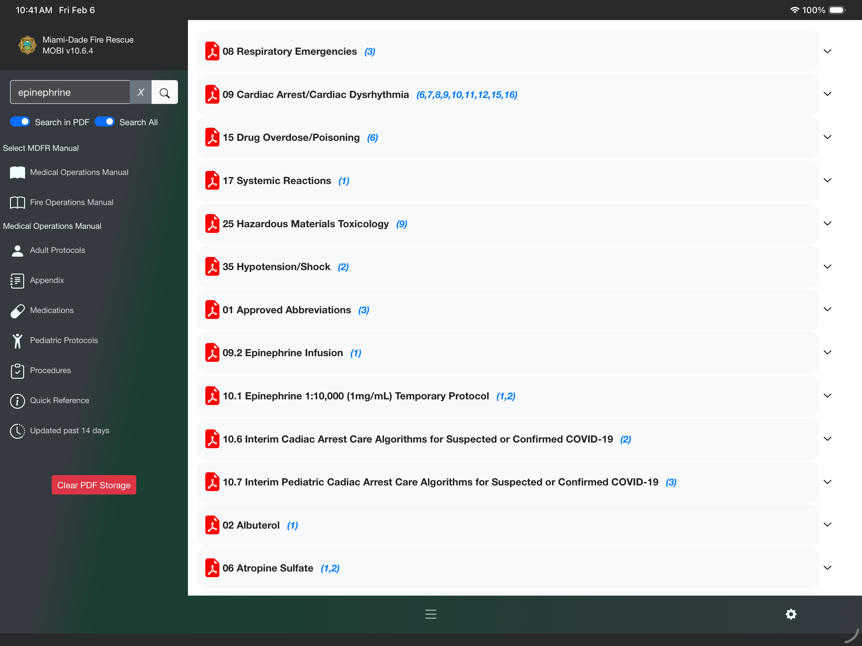 MDFR EMS Mobi screenshot 5