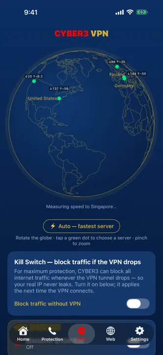 CYBER3 - Anti-Scam Protection screenshot 3