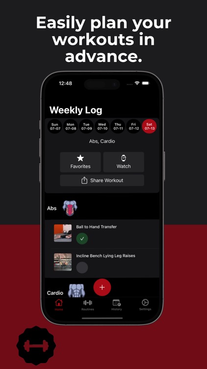 Fit Workout Routine: Planner screenshot-3