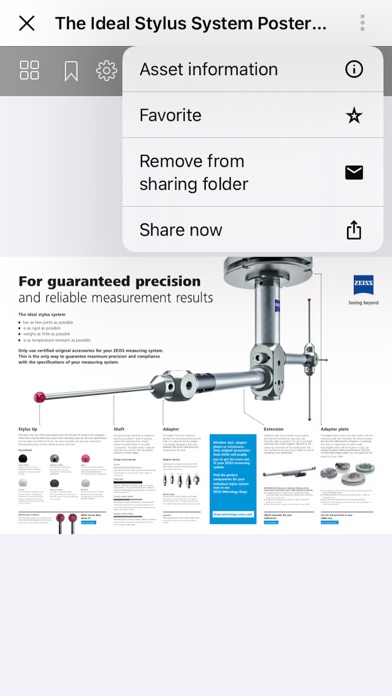 ZEISS FOCUS app Screenshot