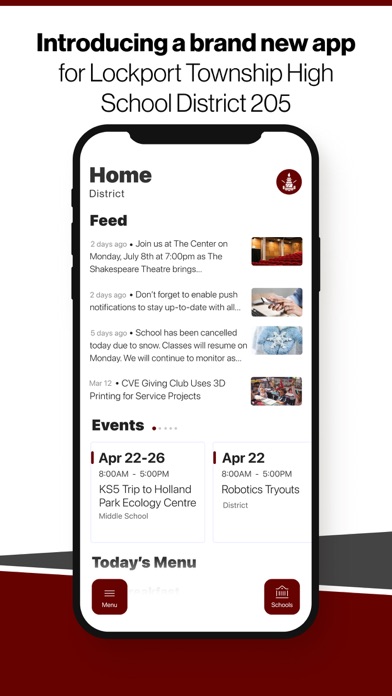 Lockport Township High School Screenshot