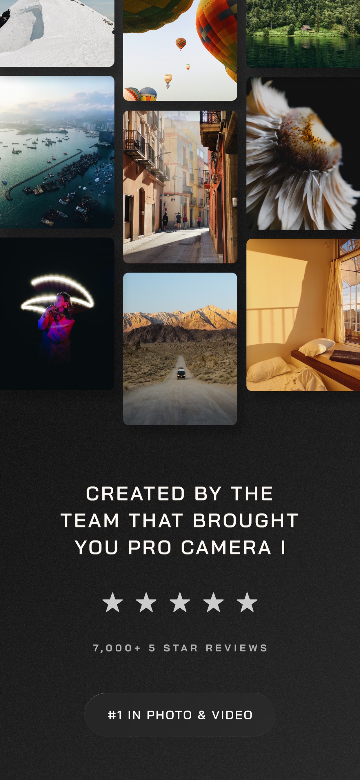 CREATED BY THE TEAM THAT BROUGHT YOU PRO CAMERA I
