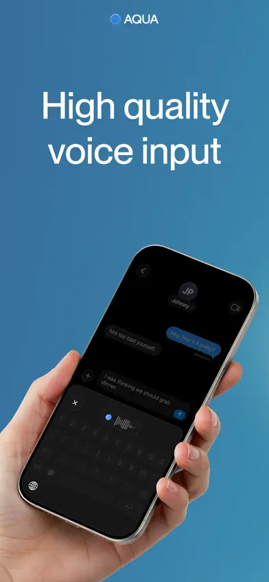 Aqua Voice: AI Voice Keyboard screenshot 1