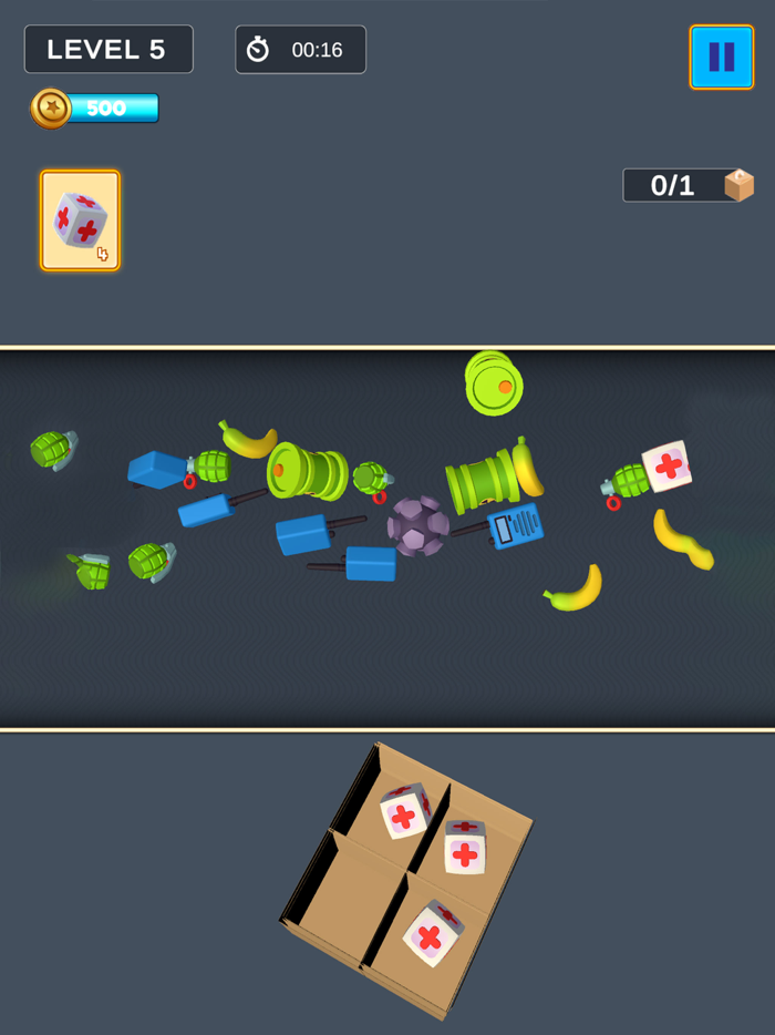 Rolling Objects 3d Match Game