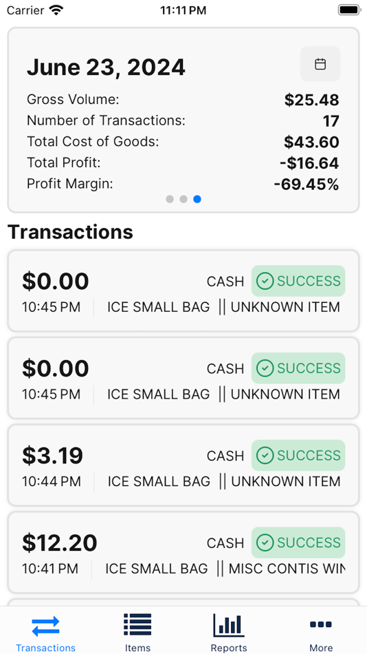 #1. Drinks POS Mobile (iOS) 来自: Transformity