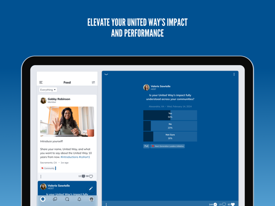 United Way Connect iPad screenshot 3 - Social Networking app