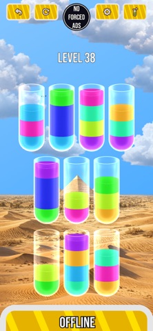 Water Sort - No Forced Ads iPhone screenshot
