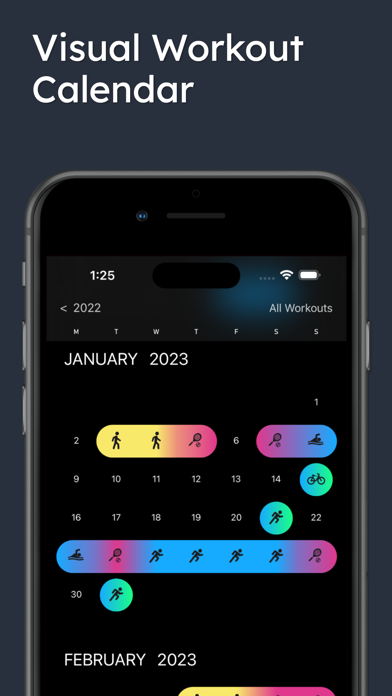 Workout Hero: Streaks Calendar Screenshot