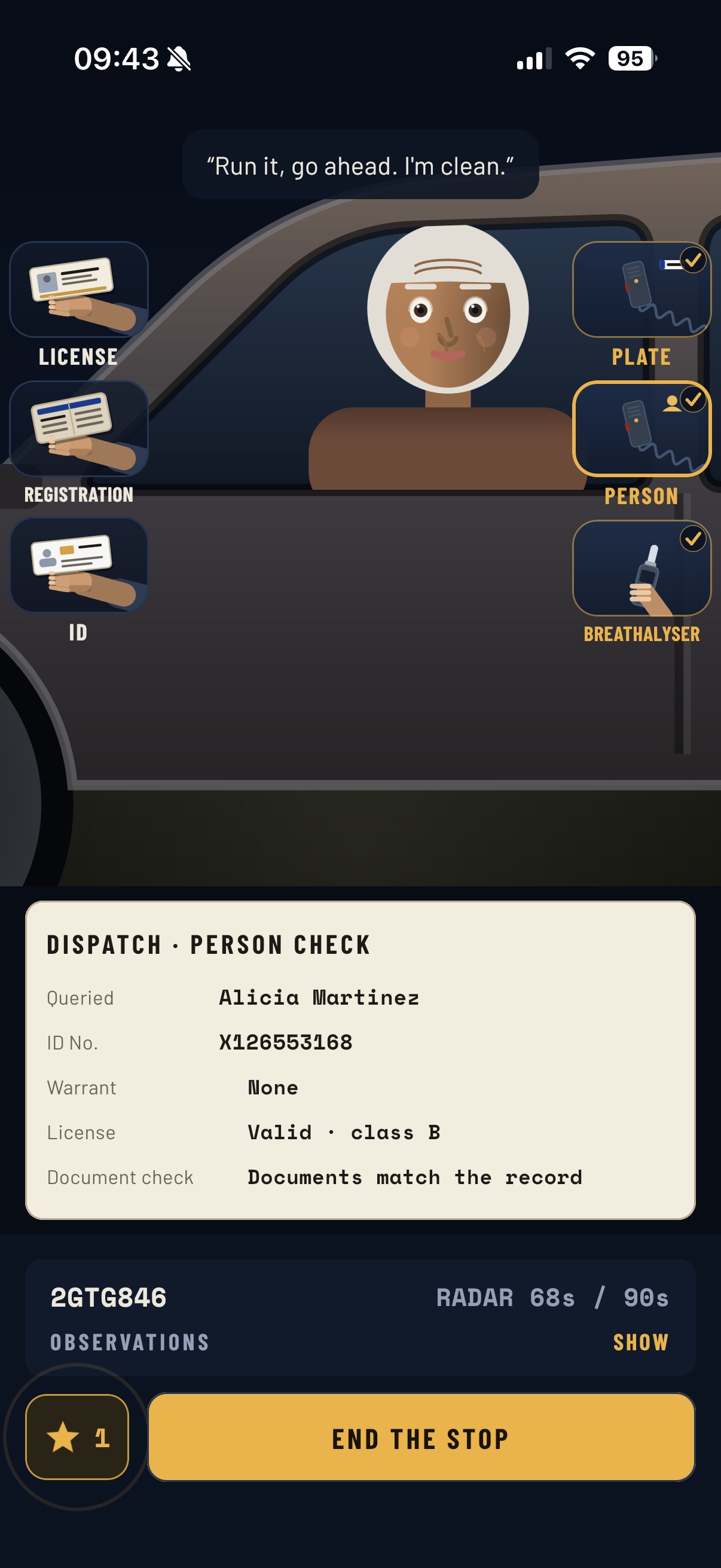Screenshot 2 of Traffic Police: Night Shift