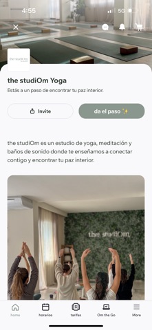 the studiOm yoga screenshot