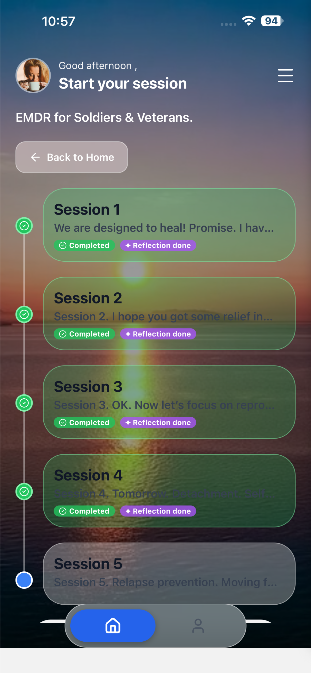 Imover EMDR screenshot 3