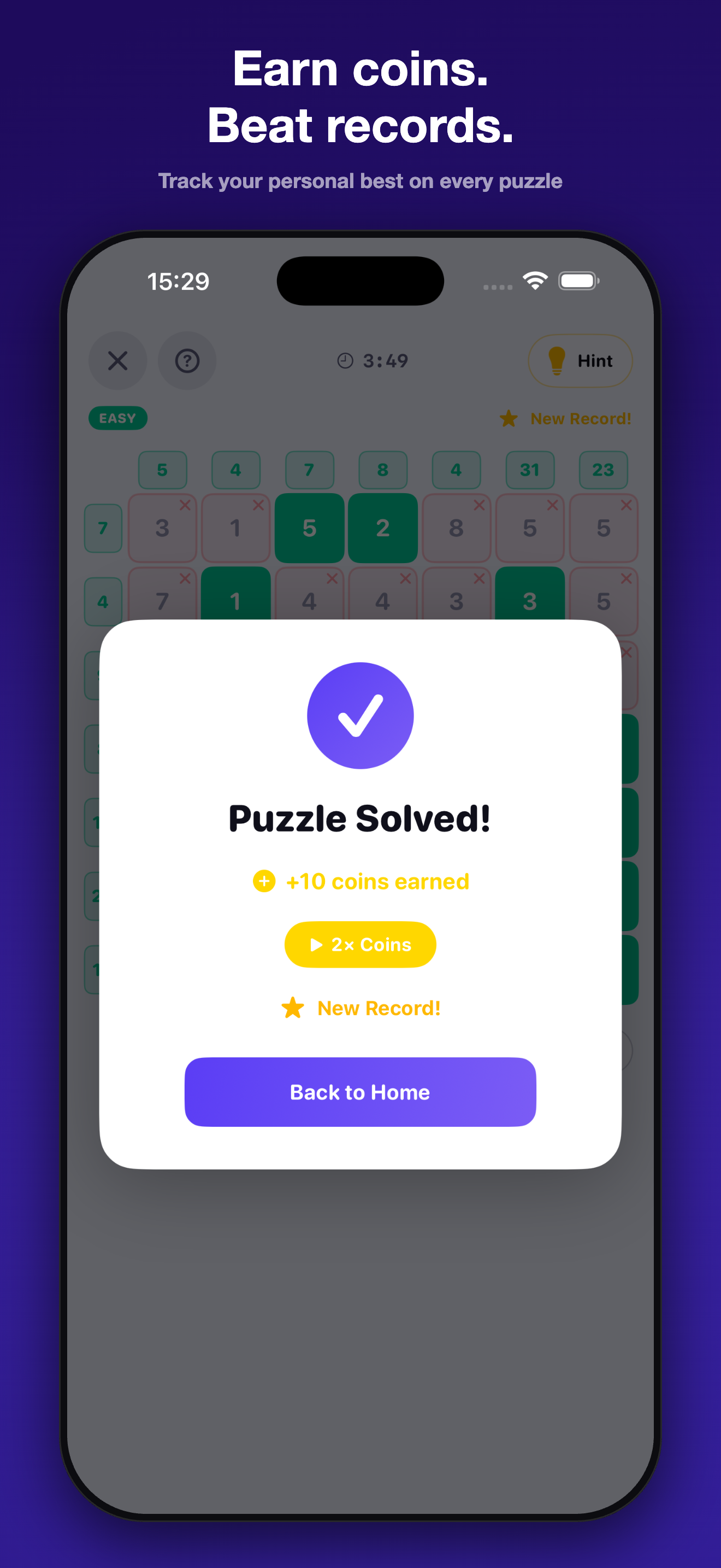 GridSum - Math Puzzle screenshot 3