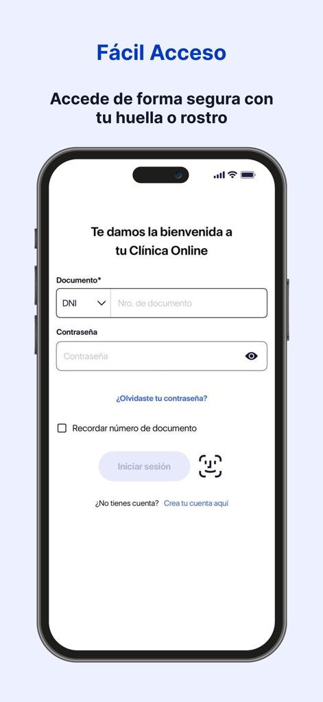 Clinica Internacional - clinica-internacional-login-screen
