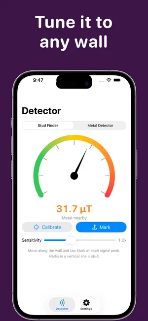 Stud Finder + Metal Detector screenshot 3