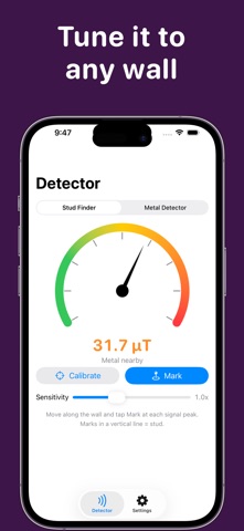 Stud Finder: Wall Metal Scan iPhone screenshot