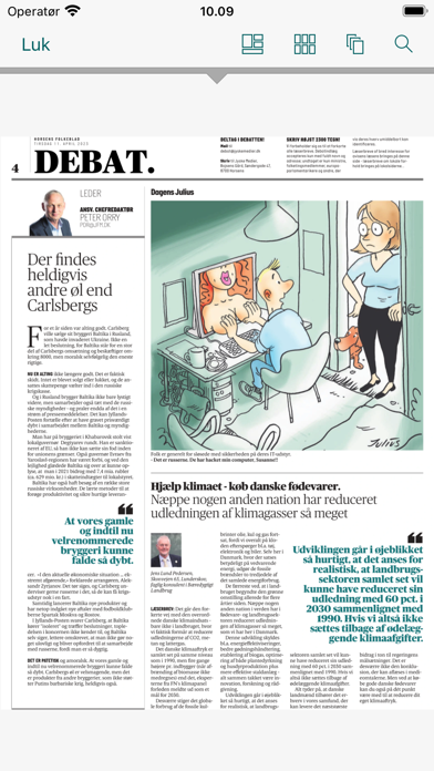 Horsens Folkeblad Screenshot