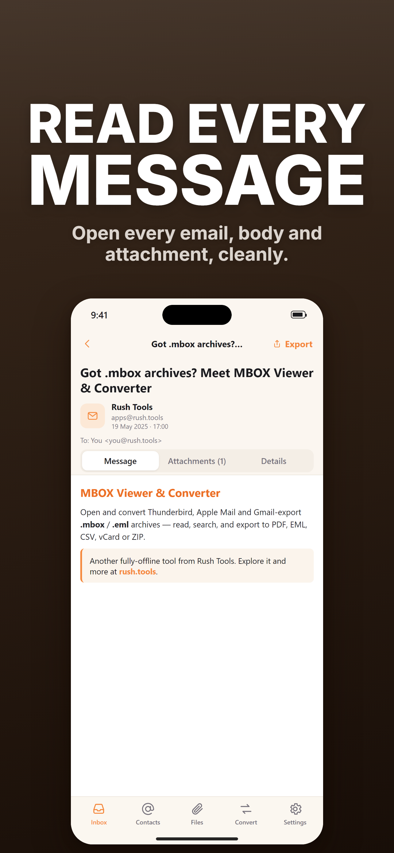 PST Reader · Opener, Converter