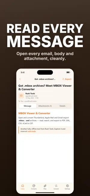 PST Reader · Opener, Converter screenshot 4