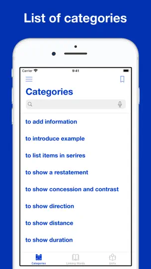 English Linking Words iPhone Ekran Görüntüsü 1
