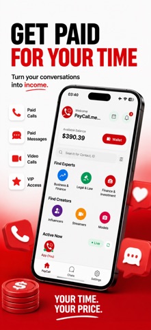 PayCall Paid Calls & Messages Screenshot 1 of 5