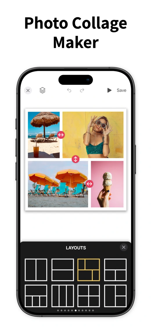 Layout Photo Collage - Mixgram screenshot 1