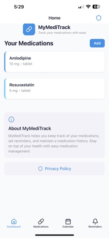 MyMedTrack Screenshot 2 of 4