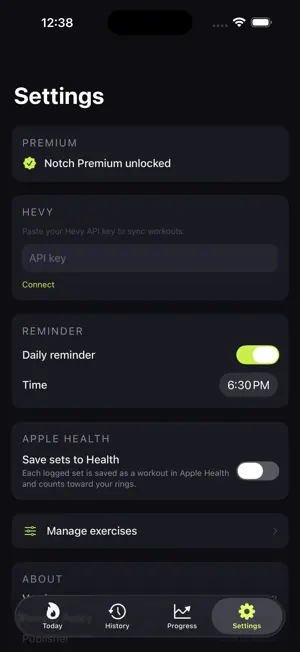 Notch: GTG Watch Timer screenshot 4