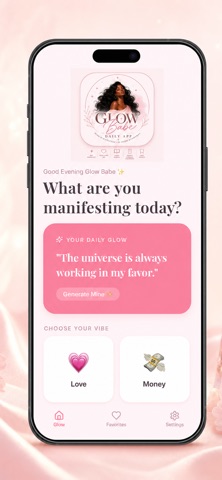 Glow Babe Daily app screenshot