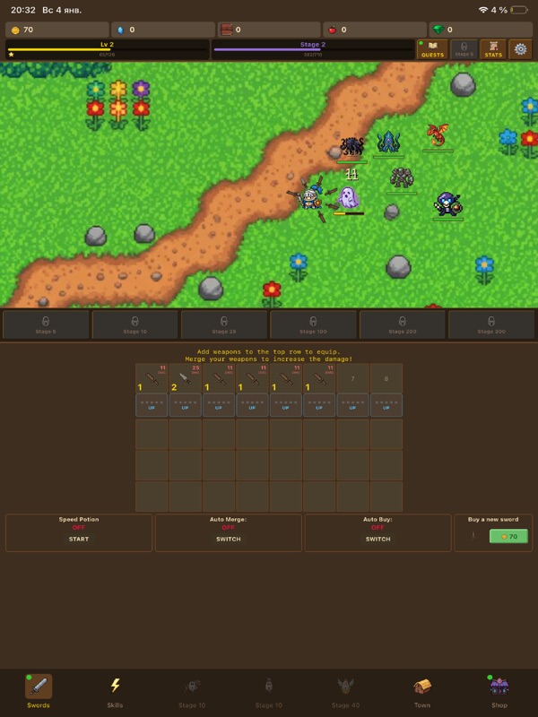 1001 Swords: Pixel Idle RPG screenshot 11