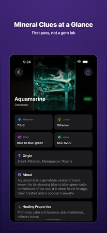 Crystal ID: Rock & Gem Scanner Screenshot 2 of 5