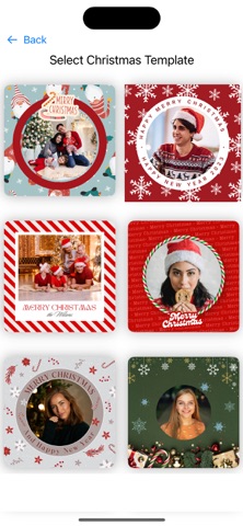 Christmas card maker . screenshot