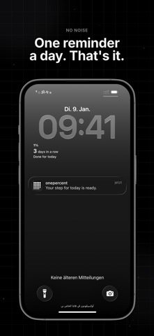 1% – Daily Goal Tracker Screenshot 7 of 7