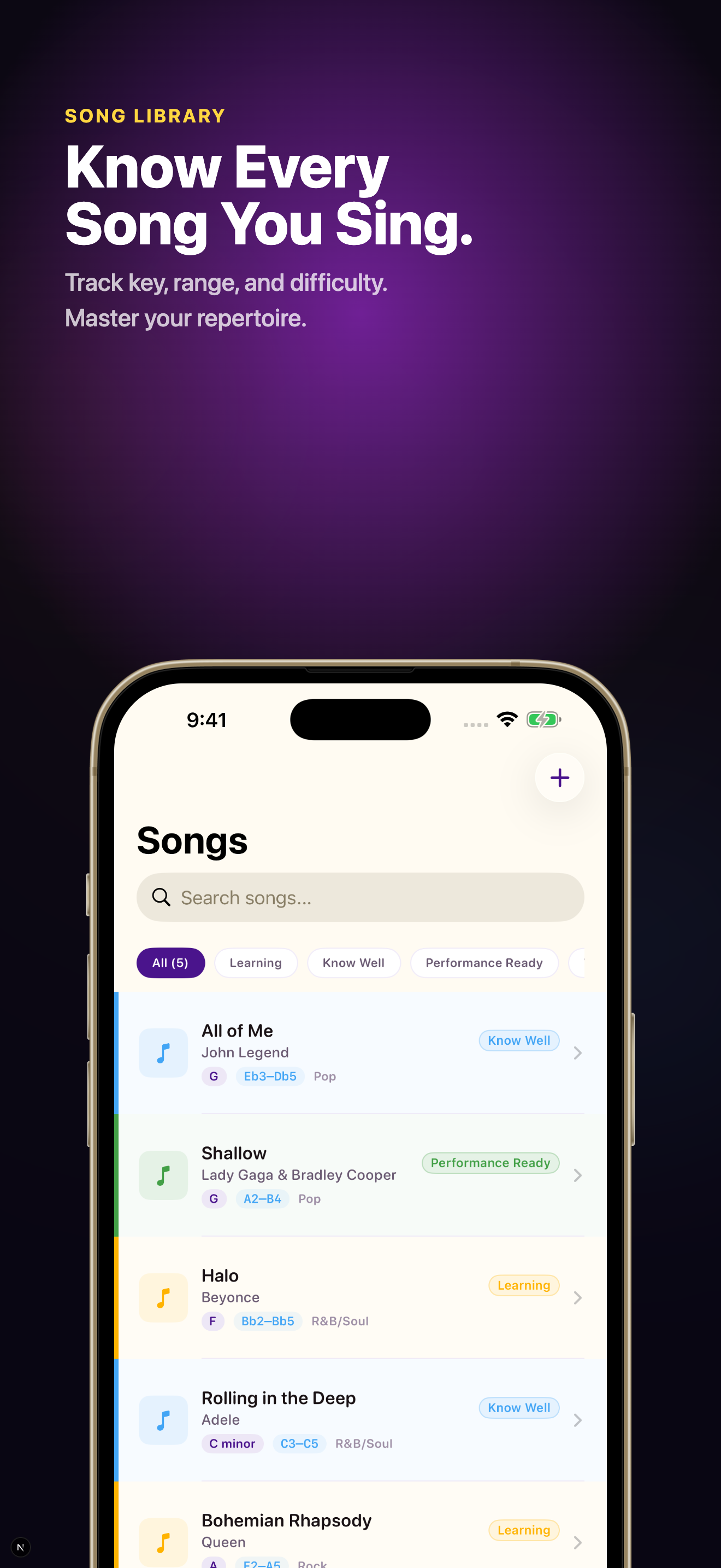 Vocal Trainer Pitch - Range screenshot 5