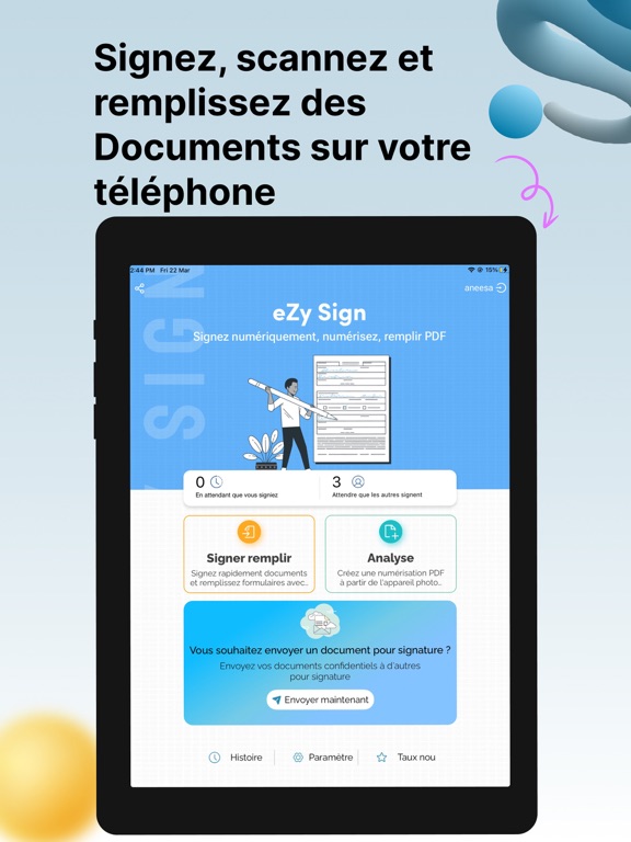 Screenshot #4 pour eZy Sign,remplir des documents
