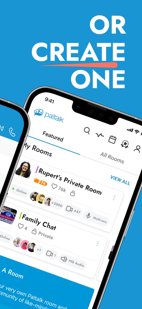 Paltalk: Live Chat Rooms - L'application offre la flexibilité de "créer ses propres salles privées" et de les gérer, permettant aux utilisateurs d'organiser des "discussions thématiques" sur mesure.