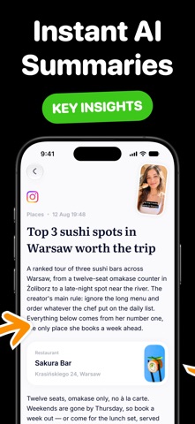 Amber: Save from any video iPhone screenshot