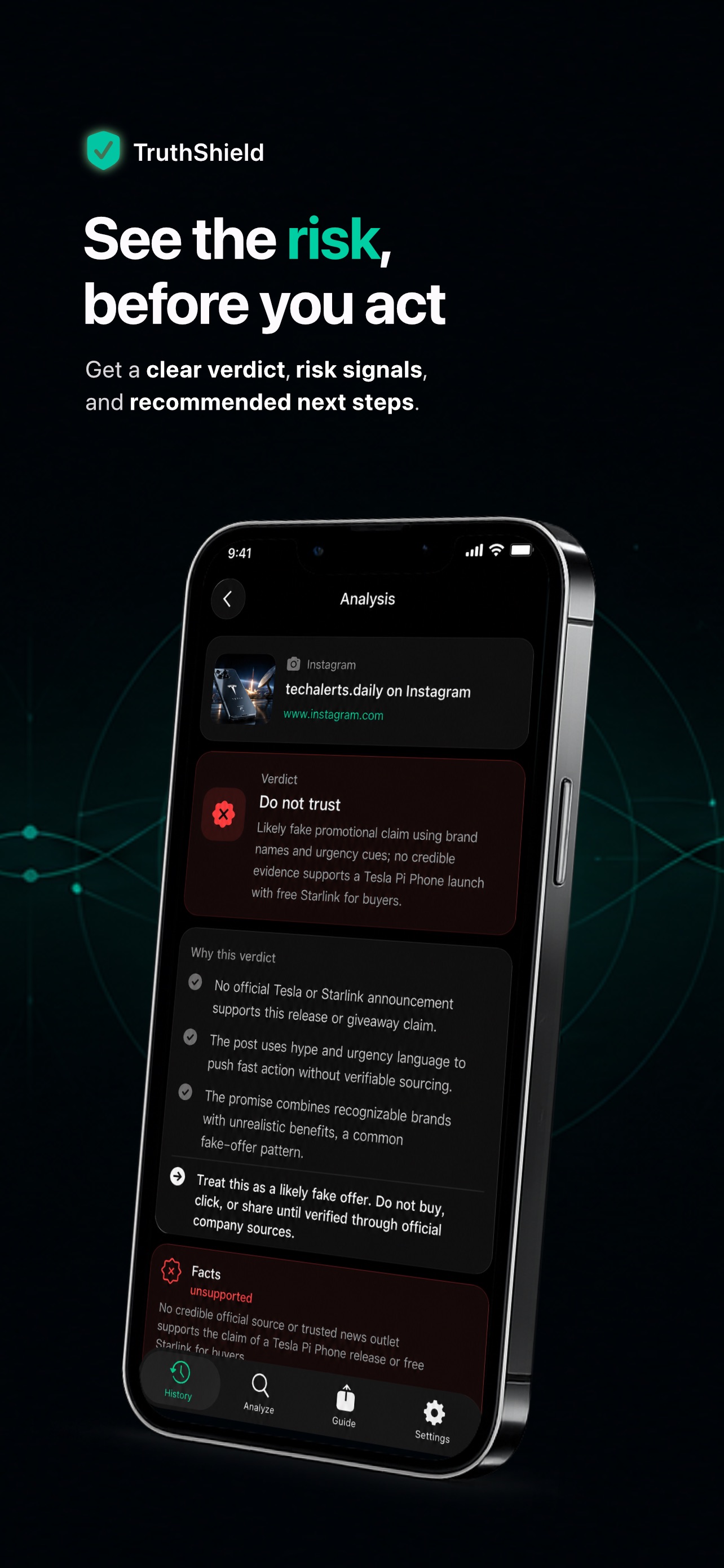 Screenshot 3 of TruthShield