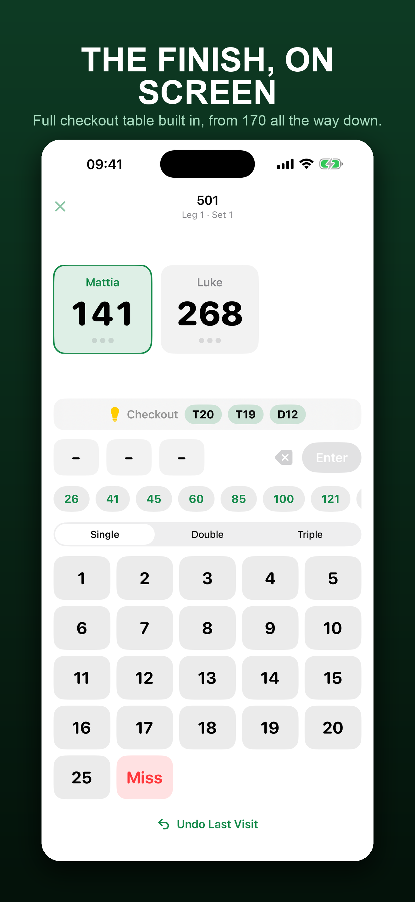 Darts Scoreboard: X01 Cricket screenshot 3