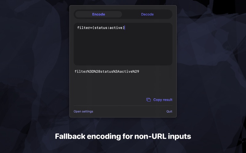 App screenshot