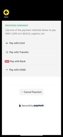 E-Bus App screenshot