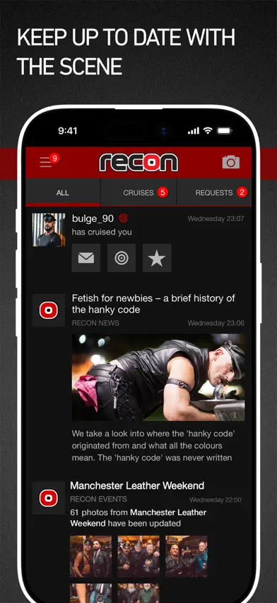 Recon - Gay Fetish App screenshot 5