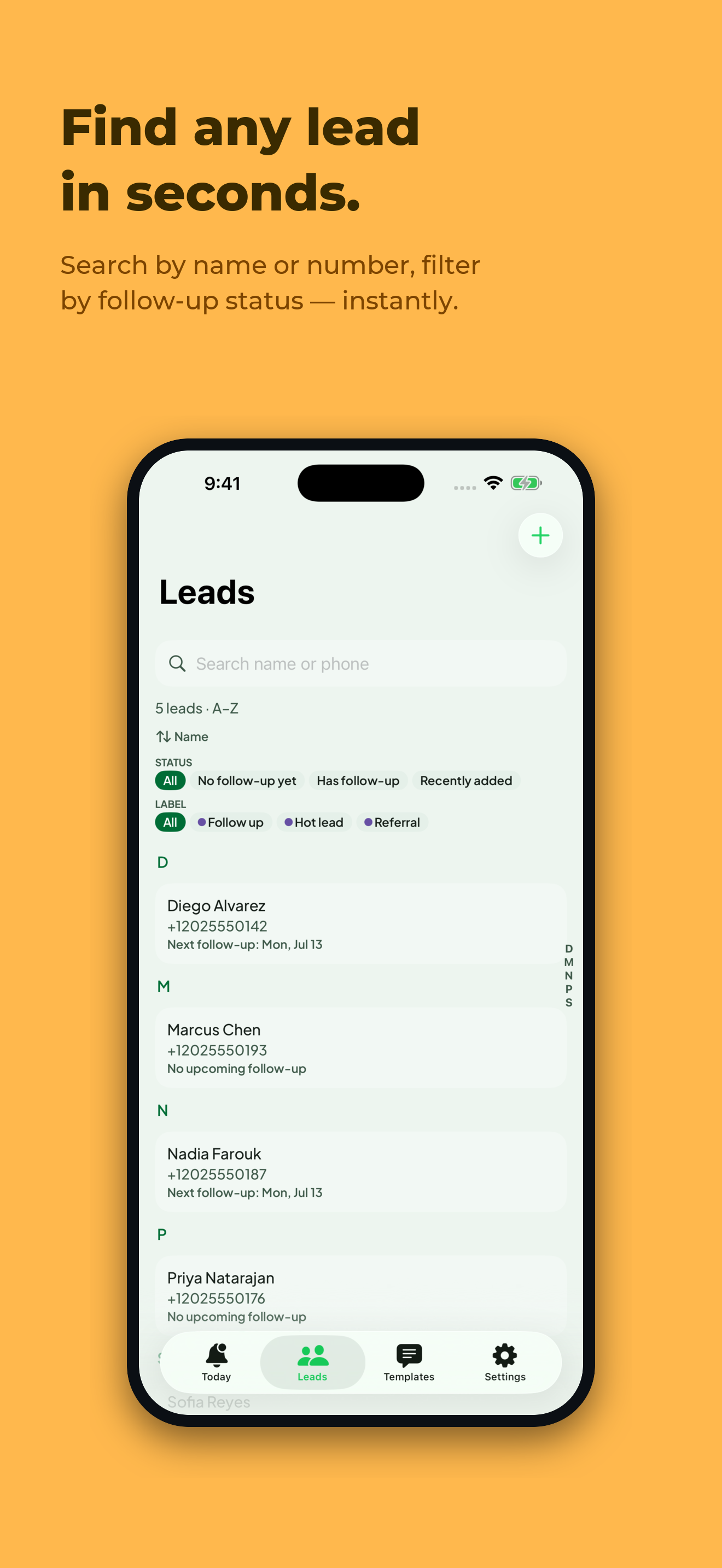 LeadPing: Follow-up CRM screenshot 4