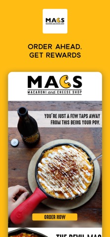 MACS Macaroni And Cheese Shop app screenshot