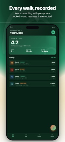 Lope: Pet Walking Logger Screenshot 1 of 5