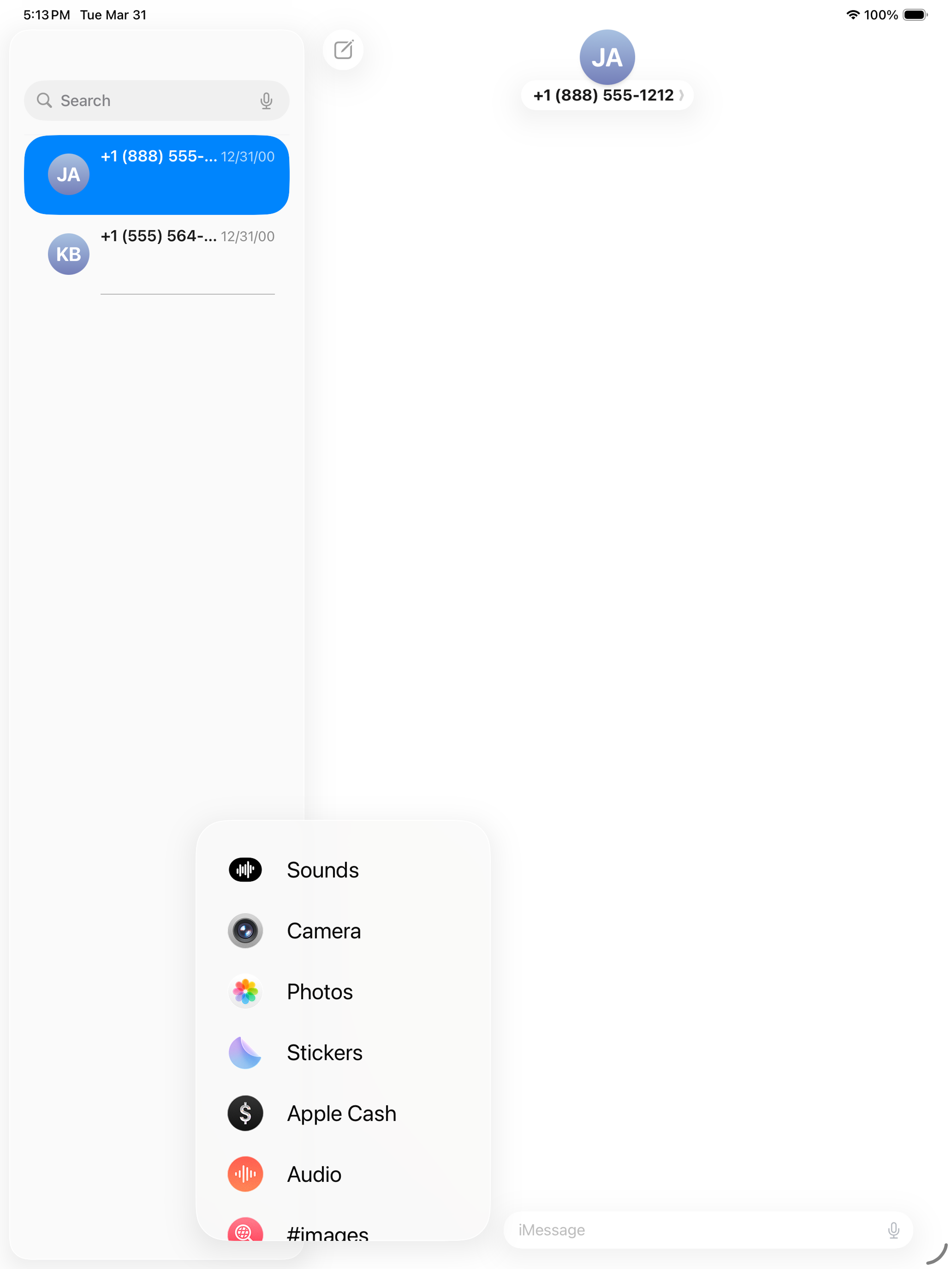 Sounds for iMessage