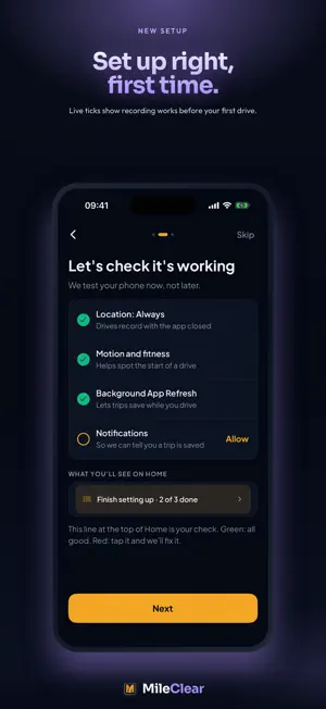 MileClear: Mileage Tracker UK screenshot 4