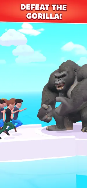 100 Men VS 1 Gorilla screenshot 4