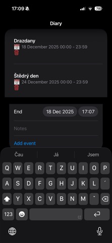 RoOp-Diář screenshot