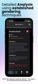 Baby Gender AI Scanner screenshot